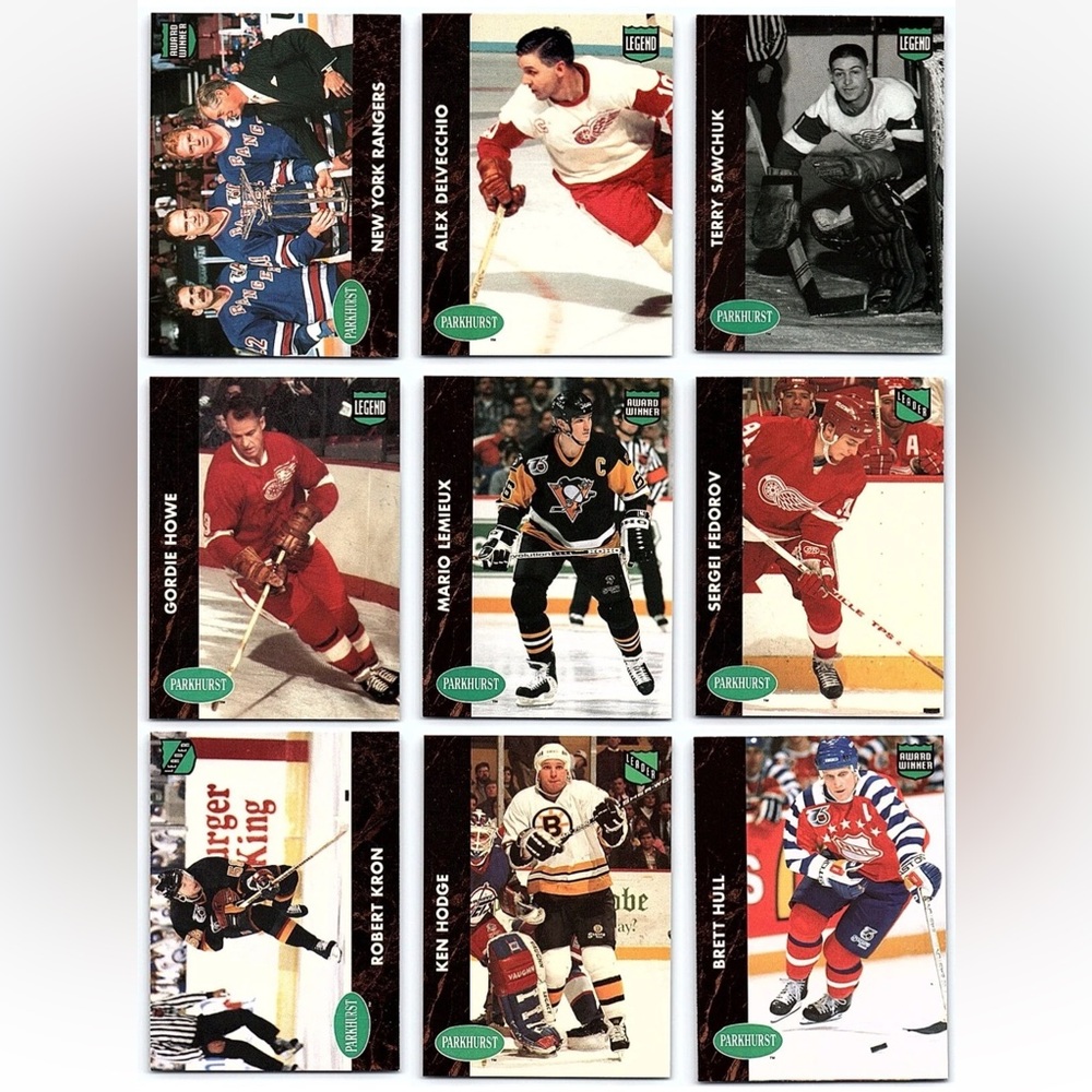 Parkhurst 1991/92 Gordie Howe Santa Clause Complete Hockey Card Set
